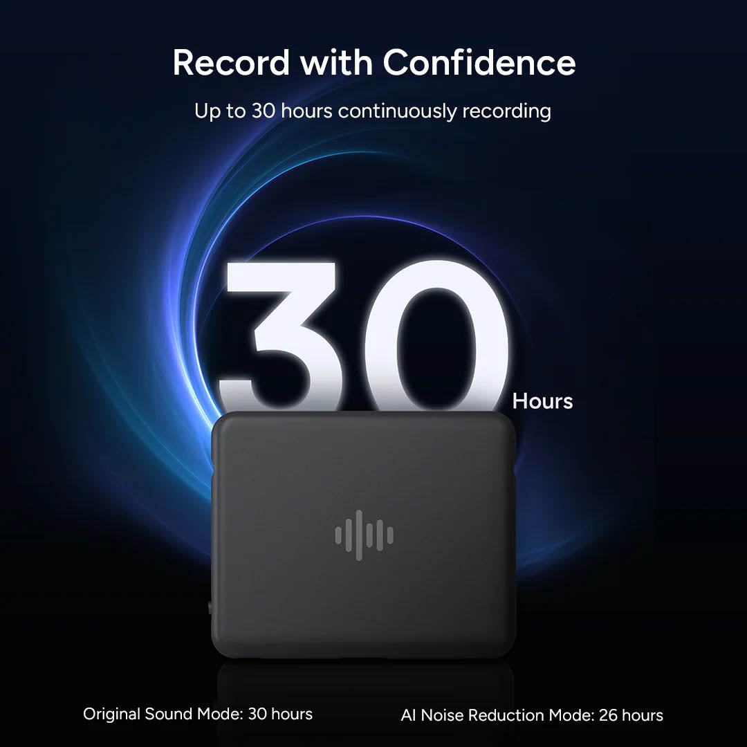 iZYREC MINI Voice Recorder Black
