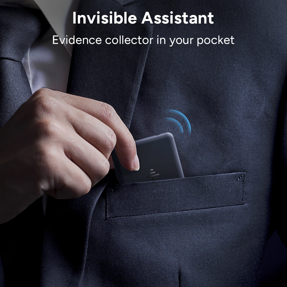 iZYREC MINI Voice Recorder, Strong Spy Hidden Audio Recorder, Free App Control, Compatible for iPhone Android